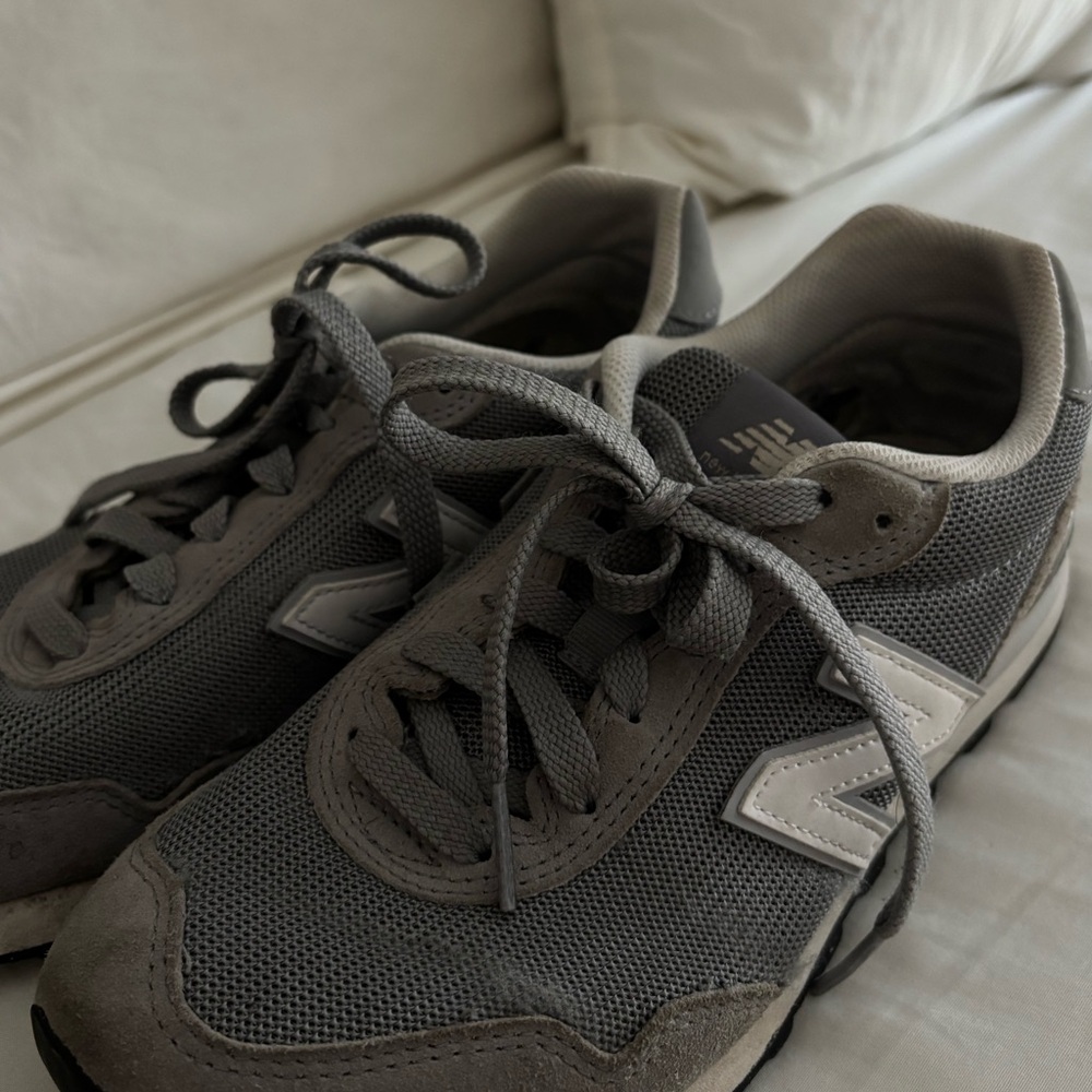 Women’s Gray Lace-Up Athletic Sneakers